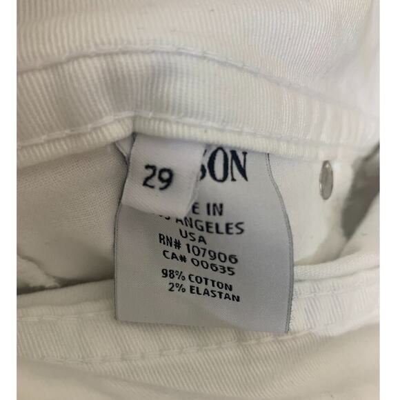 NWT HUDSON Signature Bootcut White SZ 29 Wide Leg - Picture 3 of 15
